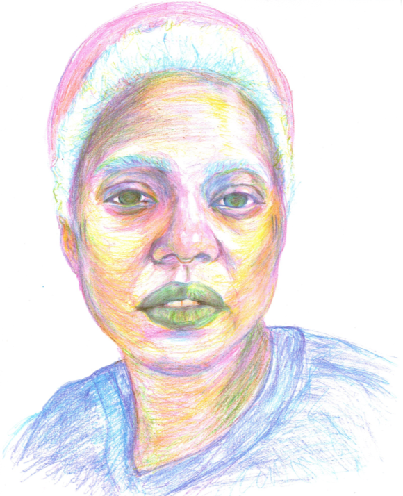 Image showing original portrait of Akwaeke Emezi