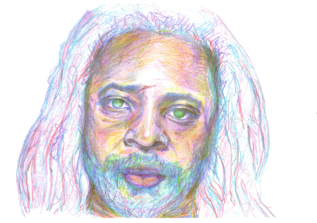 Image showing original portrait of Marlon James